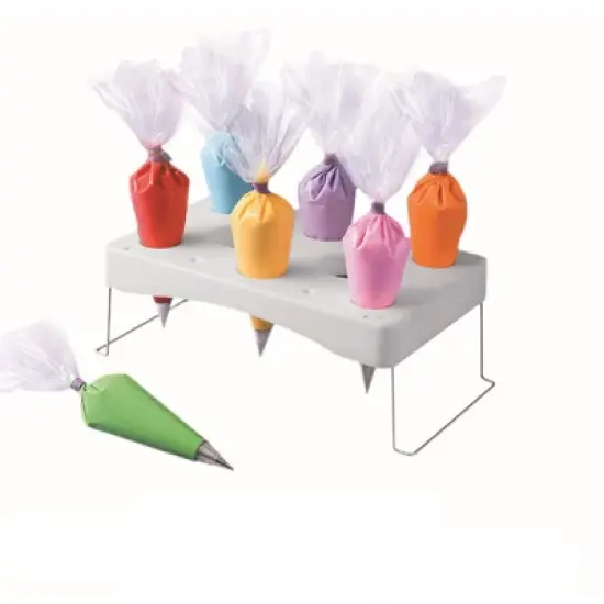 O'Creme Cake Decorating Pastry Bag Support Holder and Stand image {1}
