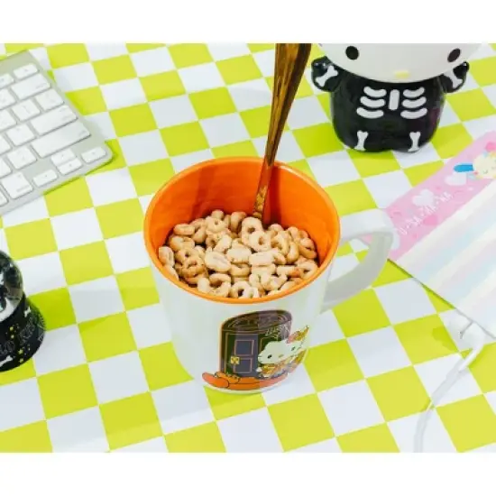 Silver Buffalo Sanrio Hello Kitty Pumpkins Ceramic Latte Mug | Holds 17 Ounces image {6}