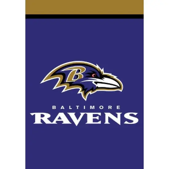 Briarwood Lane Baltimore Ravens Garden Flag NFL Licensed 18" x 12.5" image {2}