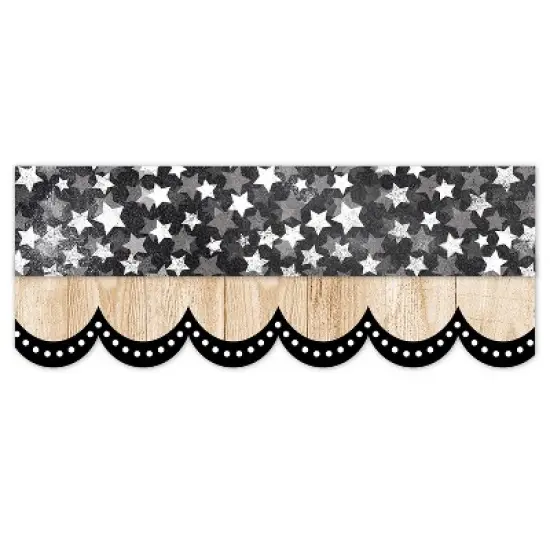 Creative Teaching Press&reg; Core Decor Dotted Scallops on Wood EZ Border, 48 Feet Per Pack, 3 Packs image {3}
