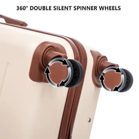 Dexmalle  ABS Spinner Wheel Luggage With Combination Lock image {5}