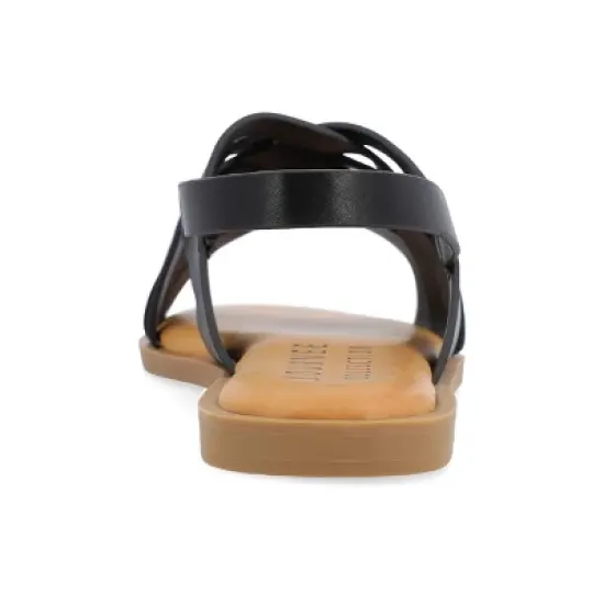 Journee Collection Womens Merrin Tru Comfort Foam Sling Back Flat Sandal image {2}