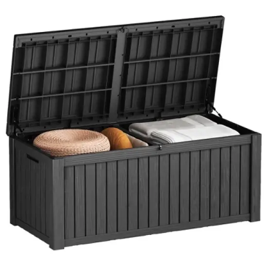 Chic Crate-150-Gal Water Resistant Resin Lockable Deck Box image {7}