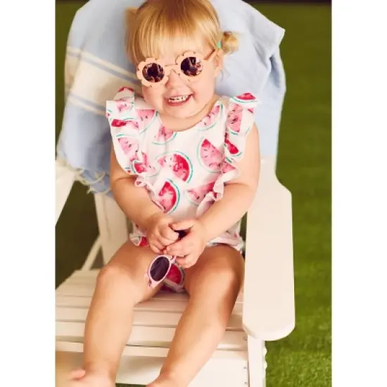 Babiators Polarized Flower - Peachy Keen Rose Gold Mirrored Lens - 6+ Years image {4}