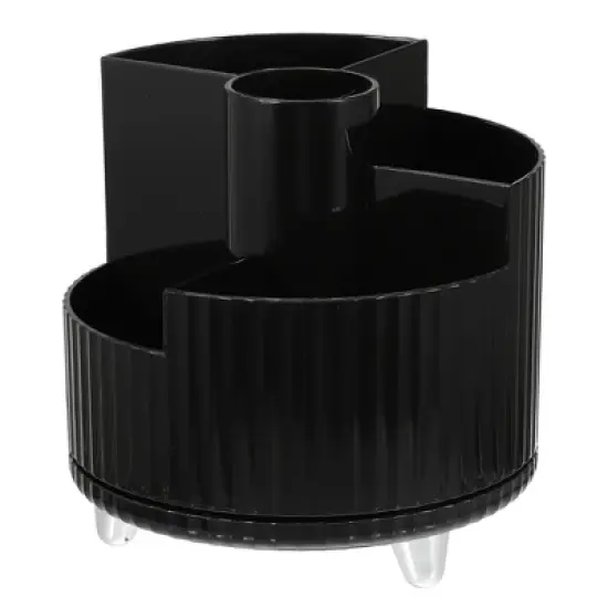 Unique Bargains Home Office Bathroom Rotating 360-Degree Rotatable Makeup Organizer 1 Pc image {7}