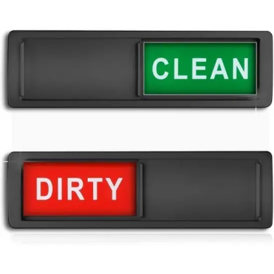 Dishwasher Magnet Clean Dirty Sign Non-Scratching Strong Magnet image {7}