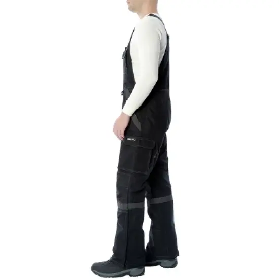 Arctix Men's Tundra Ballistic Bib Overalls With Added Visibility in Black image {5}