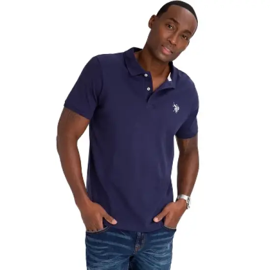 U.S. Polo Assn. Men's Solid Interlock Polo Shirt image {4}