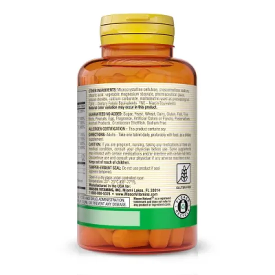 Mason Naturals Ultra B-100 Complex Multivitamin Tablets - 60ct image {2}