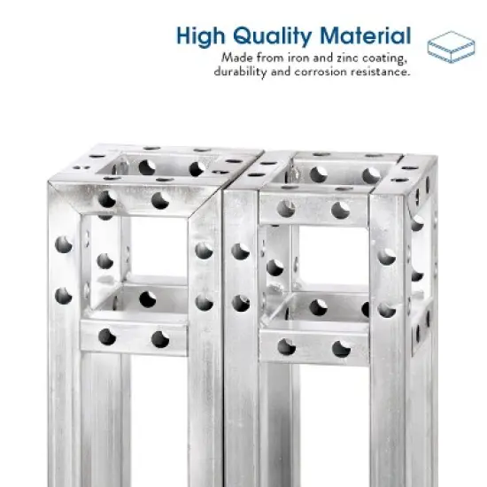 Artloge 3PCS Multiple Square Truss Segment Kit Studio Aluminum Truss Stand Party Backdrop DJ LED Lighting Trussing Box Wedding Stage image {5}
