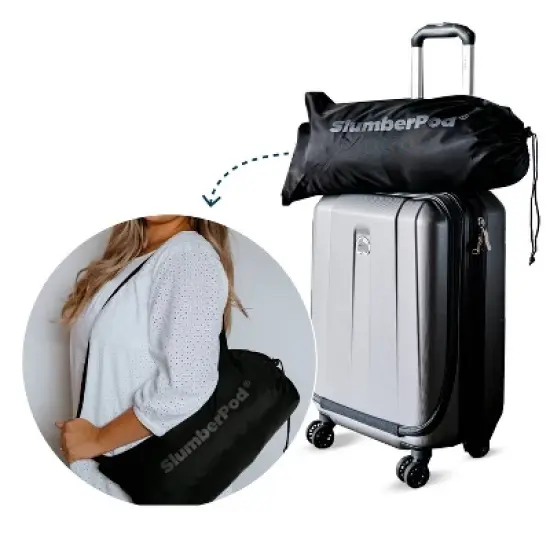 SlumberPod Portable Privacy Pod Blackout with Fan  image {4}