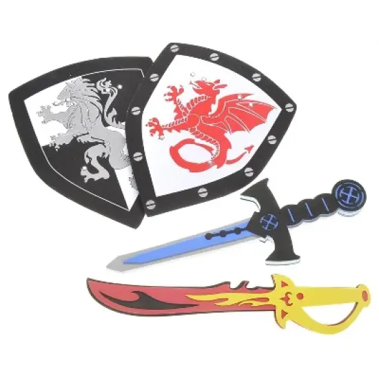 AZ  Import Foam Swords And Shields 2 Pack (Ninja Warrior) image {9}