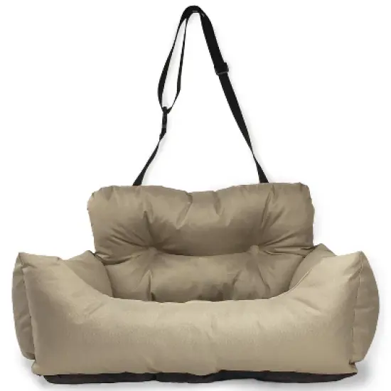 Precious Tails Chew and Water Resistant Travel Dog Bed - Khaki image {4}