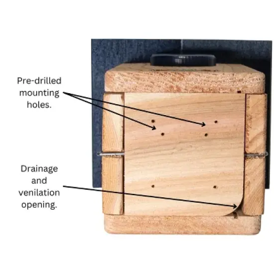 Cedar Ultimate Bluebird House (Blue) image {6}