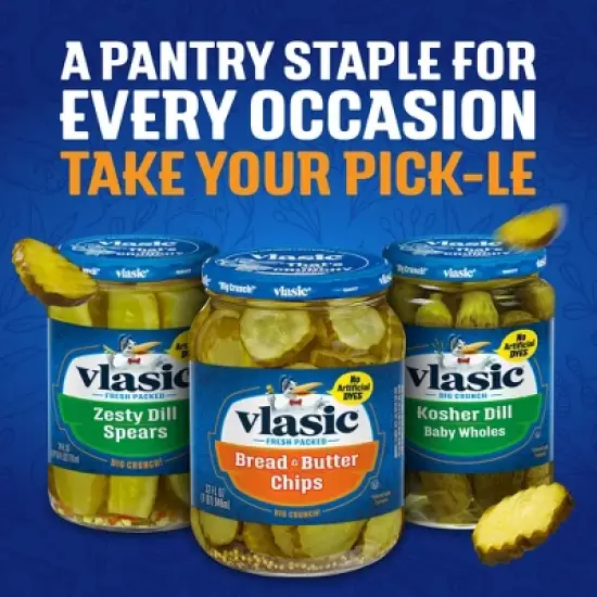 Vlasic Bread & Butter Pickle Chips - 24 fl oz image {4}