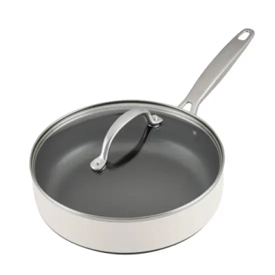Anolon Achieve 3qt Hard Anodized Nonstick Saute Pan with Lid image {10}