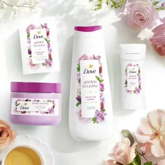 Dove Beauty Advanced Care Limited Edition Garden Tea Party Solid Antiperspirant & Deodorant Velvet Fig Bloom - 2.6oz image {6}