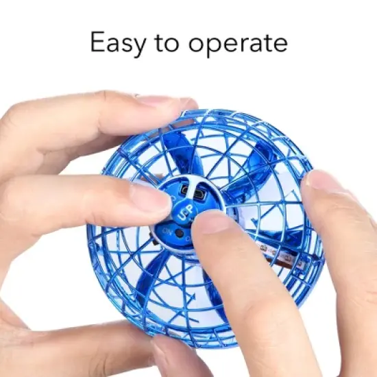 Dartwood Flying Orb Ball Globe-Shaped Mini Drone Hover Ball with LED and Hidden Propellers - Safe Outdoor Toys for Kids and Adults (2 Pack) image {3}