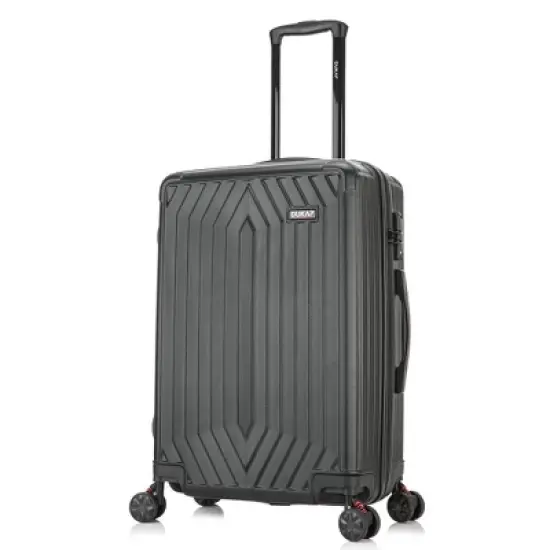 DUKAP STRATOS Lightweight Hardside Medium Checked Spinner Suitcase image {6}