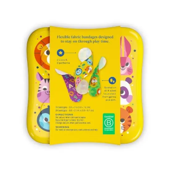 Welly Zoo Animals Flex Fabric Bandages - 48ct image {4}
