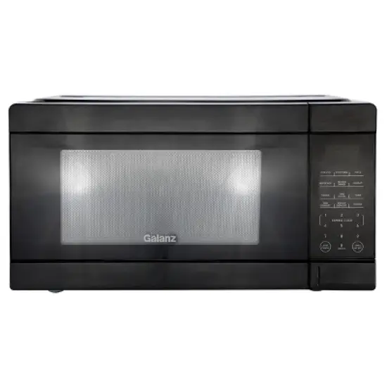 Galanz 1.1 Cu Ft. 1000 Watt Counter Top Microwave Oven in Black image {6}