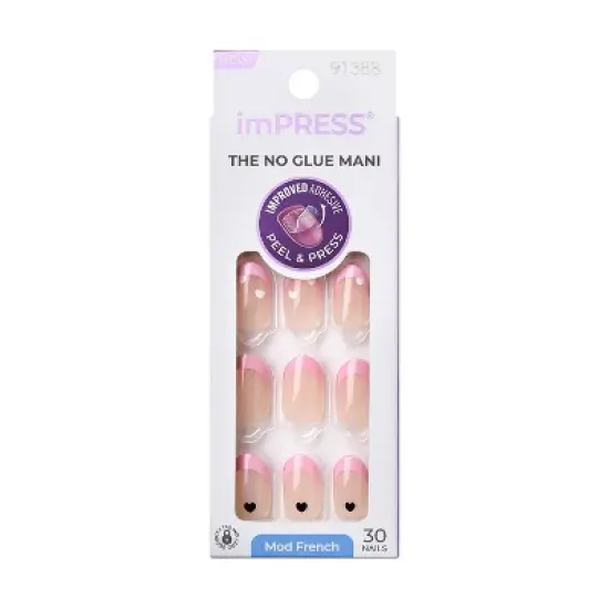 KISS Products imPRESS Press-On Manicure Fake Nails - 33ct image {10}