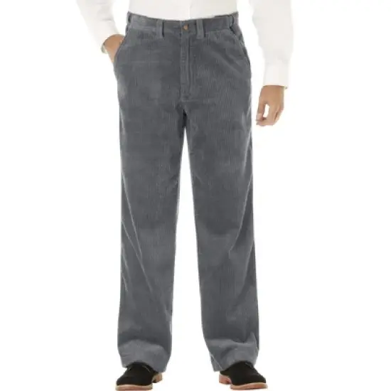 KingSize Men's Big & Tall Six-Wale Corduroy Plain Front Pants image {1}