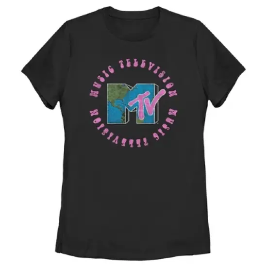 Women's MTV Earth Day Logo T-Shirt image {3}