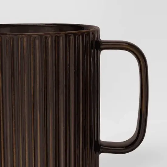 16oz Moira Ceramic Mug Black - Threshold&trade; image {2}