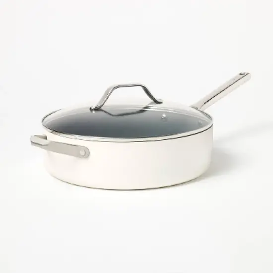 5qt Nonstick Ceramic Coated Aluminum  Saute Pan - Figmint&trade; image {8}