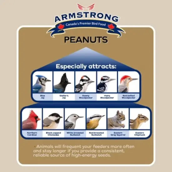 Armstrong Wild Bird Food Peanut Halves image {2}