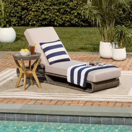 Vale Lounger - Outdoor - PAT7537 -Safavieh image {3}