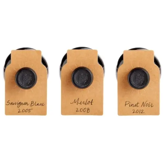 Juvale 300 Pack Wine Bottle Tags for Cellar Collection, Champagne, Hanging Labels for Name, Year, Tasting Notes - 2.2x3.5 in image {3}