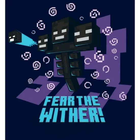 Boy's Minecraft Fear the Wither T-Shirt image {1}