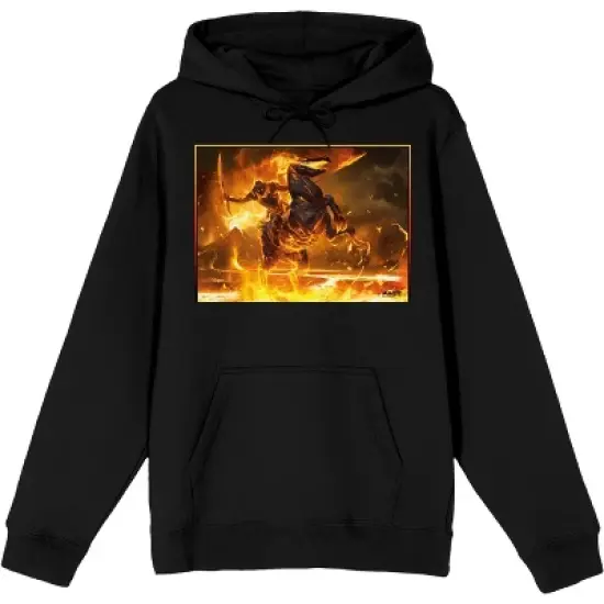 Magic the Gathering Cavalier of Flame Men's Black Sweatshirt image {4}