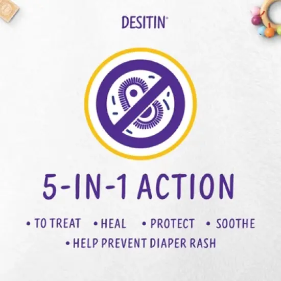 Desitin Maximum Strength Baby Diaper Rash Cream with Zinc Oxide - 4oz image {5}