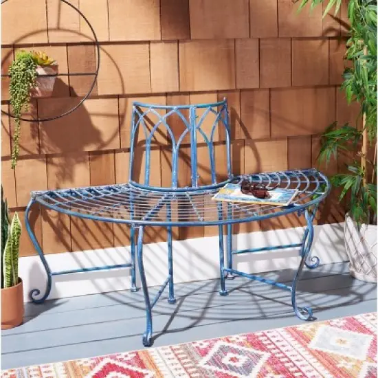 Abia Tree Bench - Outdoor - Safavieh image {1}