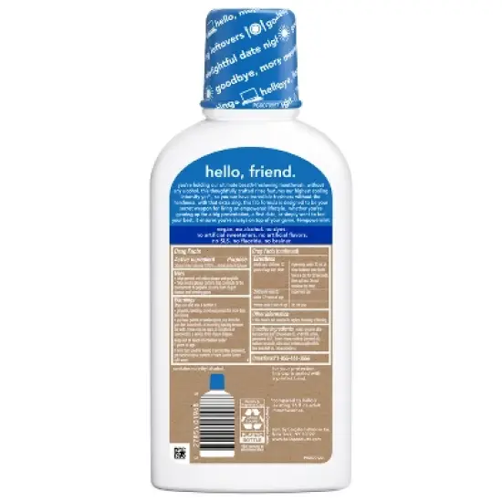 hello Empower-Mint Fluoride Free and Alcohol Free Mouthwash - Peppermint - 16 fl oz image {8}