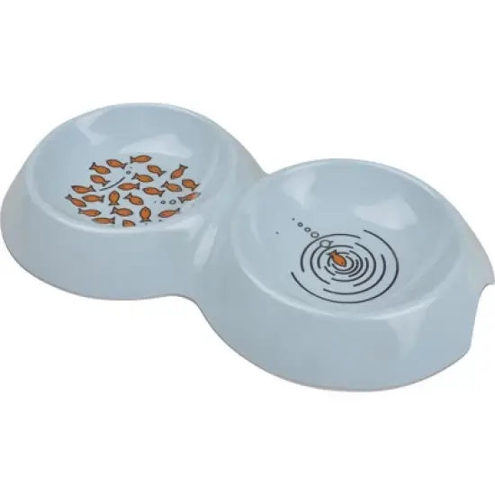 Van Ness - Ecoware - Double Cat Dish image {1}