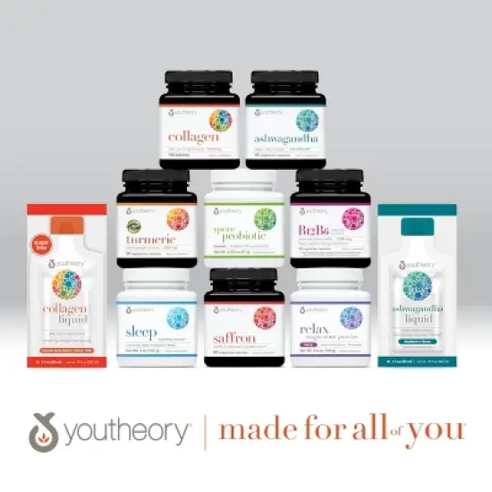 Youtheory Mushroom Stress Complex, Organic Full-Spectrum Mushroom with L-Theanine, Help Reduce Stress and Promotes Sense of Calmness, 60 Vege Capsules image {6}