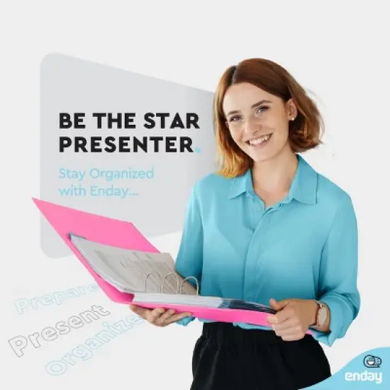 3 Inch Binder (2 Pack) Pink and Purple 3 Ring Binder 3 inch, Three Ring Binder, 3 inch 3 Ring Binder, Clear View Cover with 2 Inside Pockets image {2}