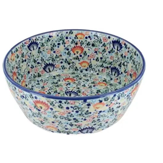 Blue Rose Polish Pottery M193 Manufaktura Serving Bowl image {3}