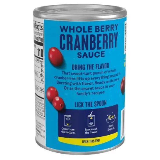 Ocean Spray Whole Berry Cranberry Sauce - 14oz image {1}