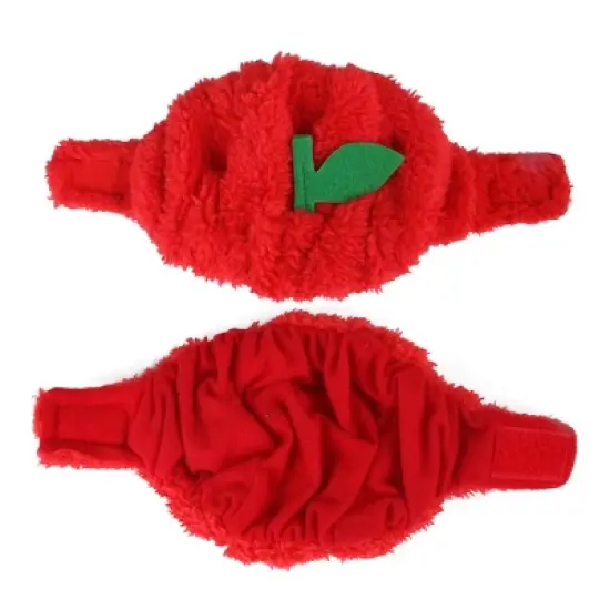 Charming Pet Apple Hat: Add a Whimsical Touch to Your Pet's Look image {2}