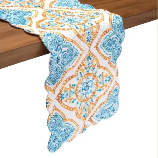 C&F Home Terrace Medallion Table Runner 14" x 51" image {1}