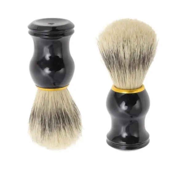 Unique Bargains Durable Shaving Brush 4.13"x1.46" Black 1 Pc image {3}