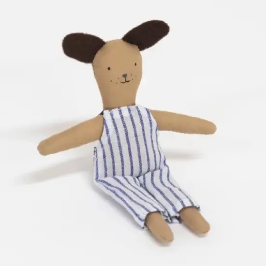 Meri Meri Stripy Puppy Mini Suitcase Doll (Pack of 1) image {2}