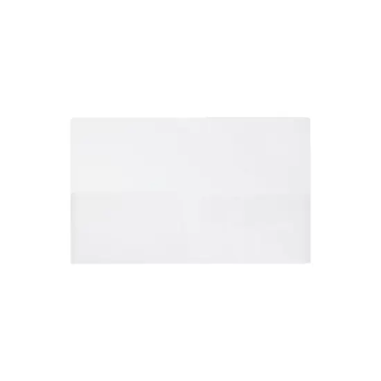 JAM Paper 2-Pocket School Folders Clear 12/Pack (381CLEARA) image {1}