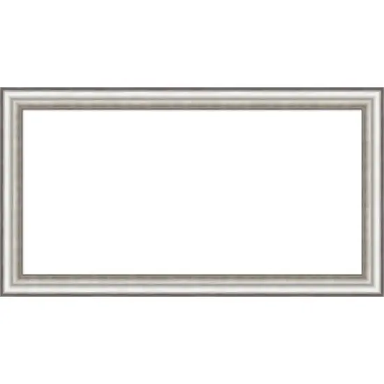 Amanti Art Salon Silver Narrow Framed Dry Erase Magnetic Board image {10}