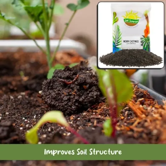 Soil Sunrise Organic Worm Castings, Soil Additive image {4}